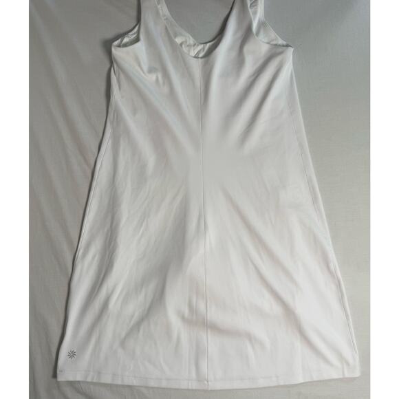 Athleta Transcend Dress White Size SMALL P Built in bra shorts - Picture 3 of 10